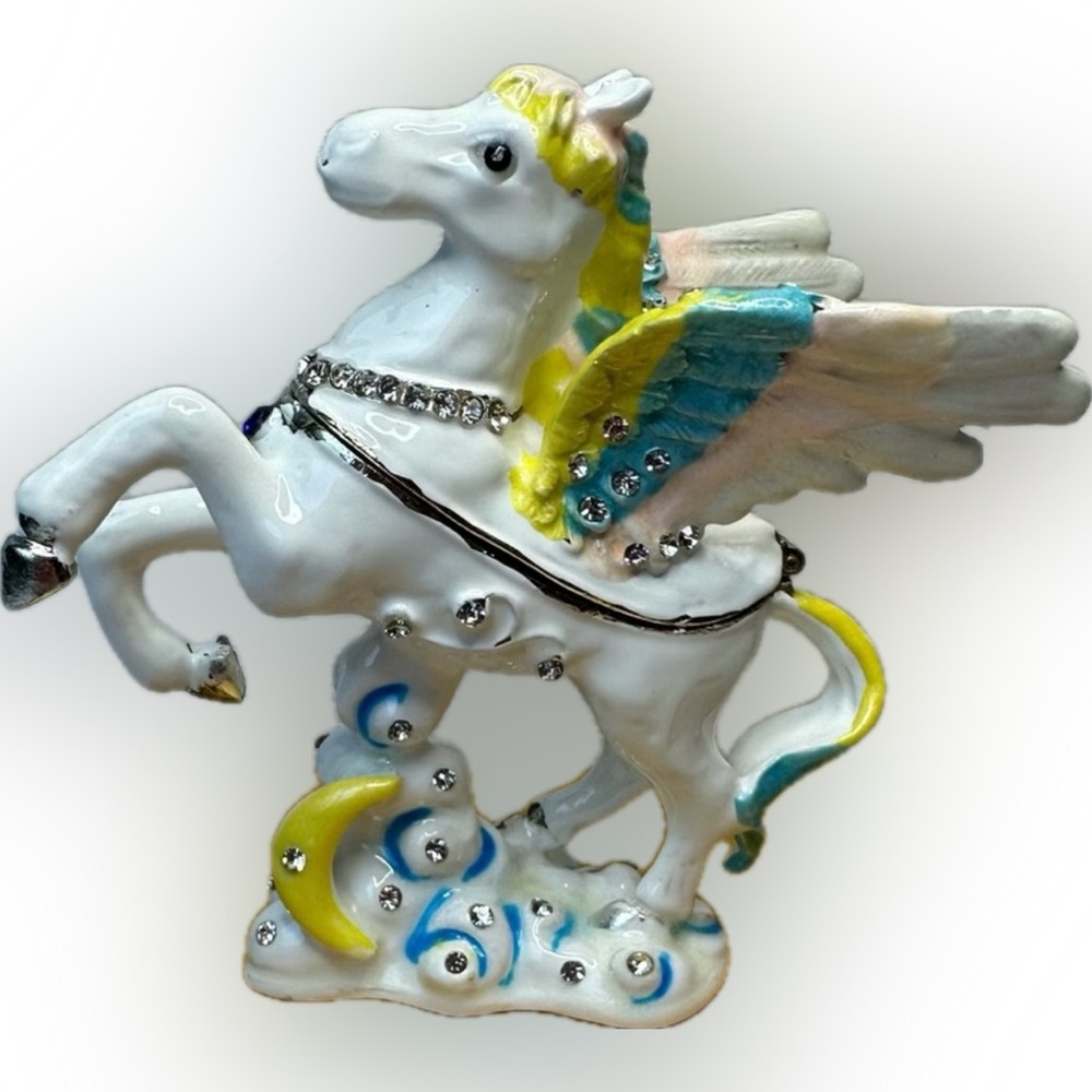 Pegasus Flying Horse Trinket Tchotchke Gift Ready NIB